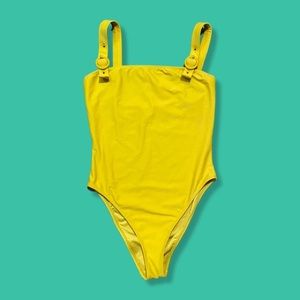 Olive retro swimsuit